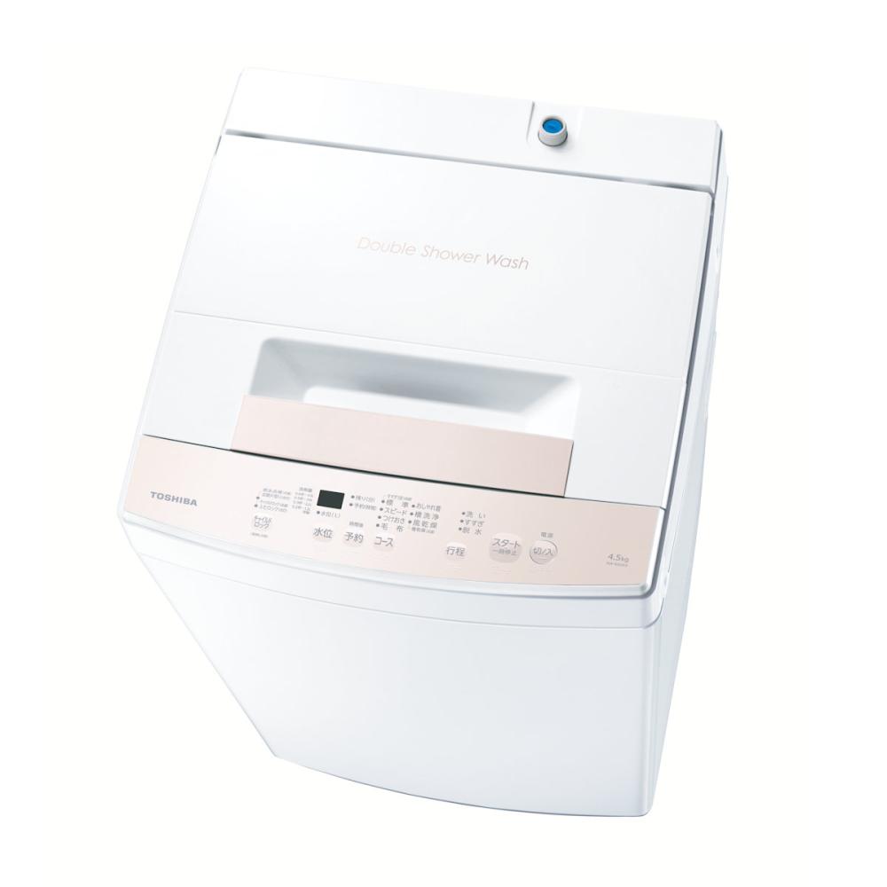 東芝　全自動洗濯機　４．５ｋｇ　ピュアホワイト　ＡＷ４５ＧＡ４Ｗ