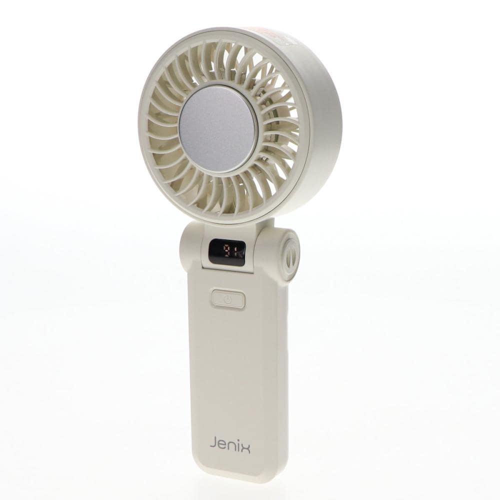 Ｊｅｎｉｘ（ジェニックス）　３ＷＡＹ大風量ペルチェ冷却ハンディファン　ホワイト　ＫＷＺ３５