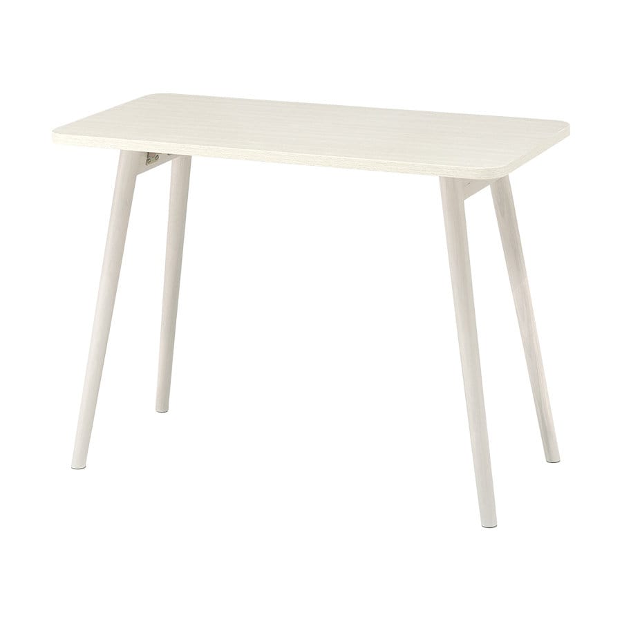 萩原　折れ脚テーブル　ホワイトウォッシュ　約幅８０×高さ６０×奥行４０ｃｍ　ＭＴ－６３８５ＷＳ