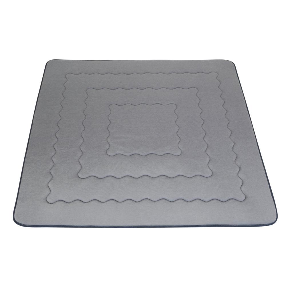 アテーナライフ　涼プラス　超冷感　持続＋汚れが取れやすい極厚ラグ　１８５×１８５ｃｍ　約２．２畳