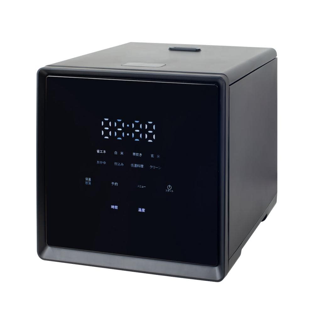 ＹＡＭＡＺＥＮ（山善）　キューブ型　マイコン炊飯器　４合炊き　ブラック　ＹＪＳ－ＣＭ０７２（Ｂ）