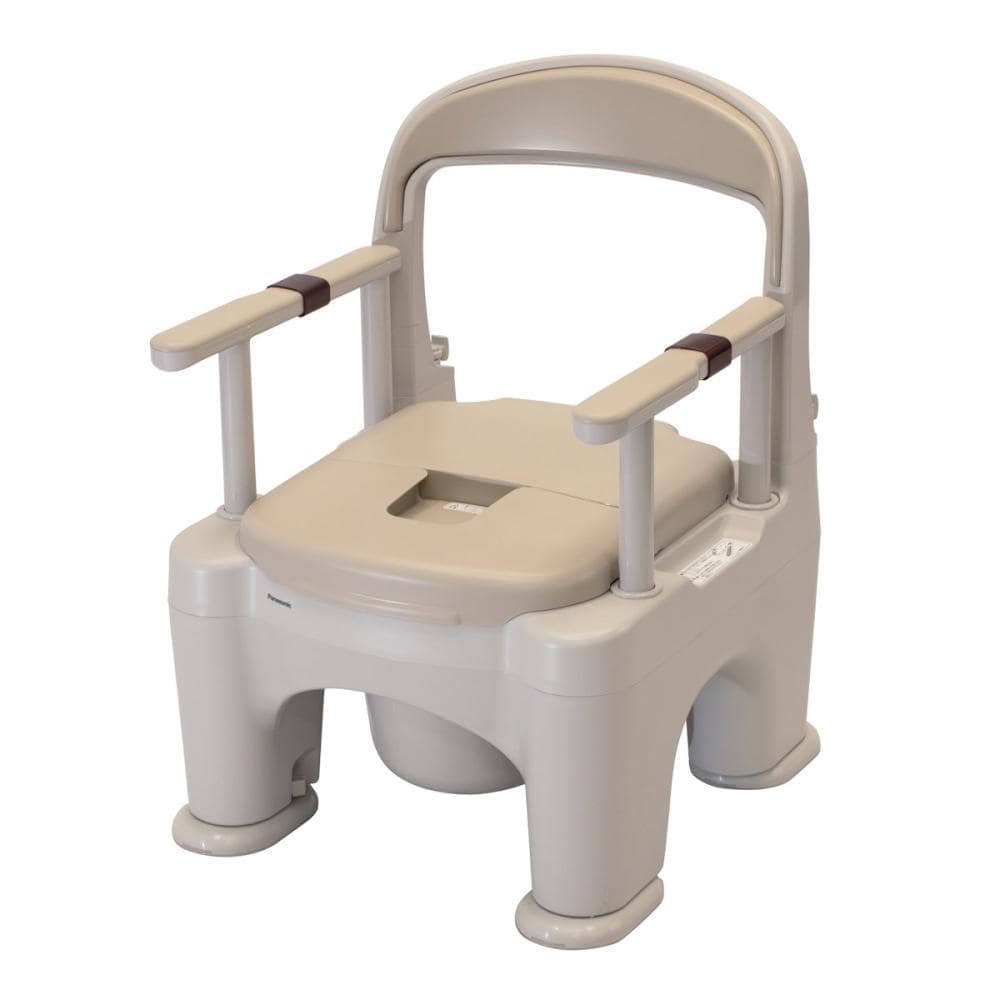 パナソニック　ポータブルトイレ　座楽　ラフィネ　ベージュ　ＰＮ－Ｌ３０２００