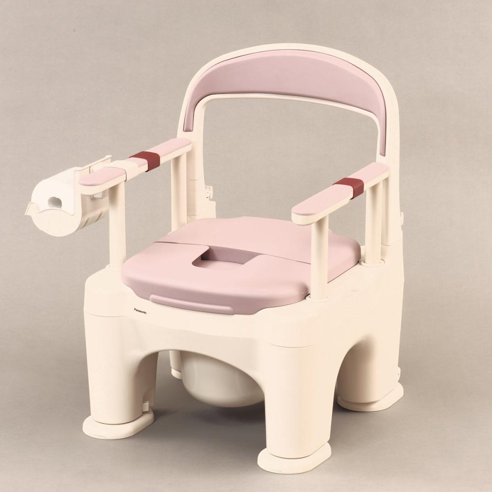 パナソニック　ポータブルトイレ　座楽　ラフィネ　長穴タイプ　ミスティパープル　ＰＮ－Ｌ３０２０６