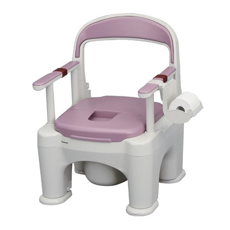 パナソニック　ポータブルトイレ　座楽　ラフィネ　脱臭タイプ　ミスティパープル　ＰＮ－Ｌ３０２１１