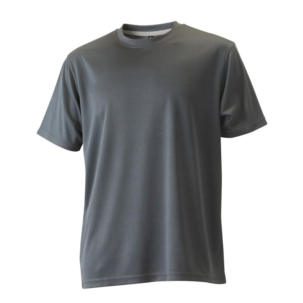 你的品牌名　ドライメッシュＴシャツ半袖　チャコール　３Ｌ