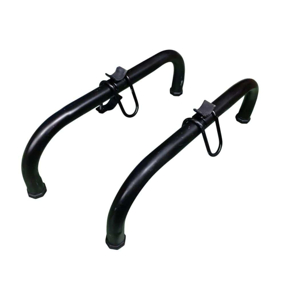 你的品牌名　アメリカンフェンス直付スタンド　ブラック　２個入り