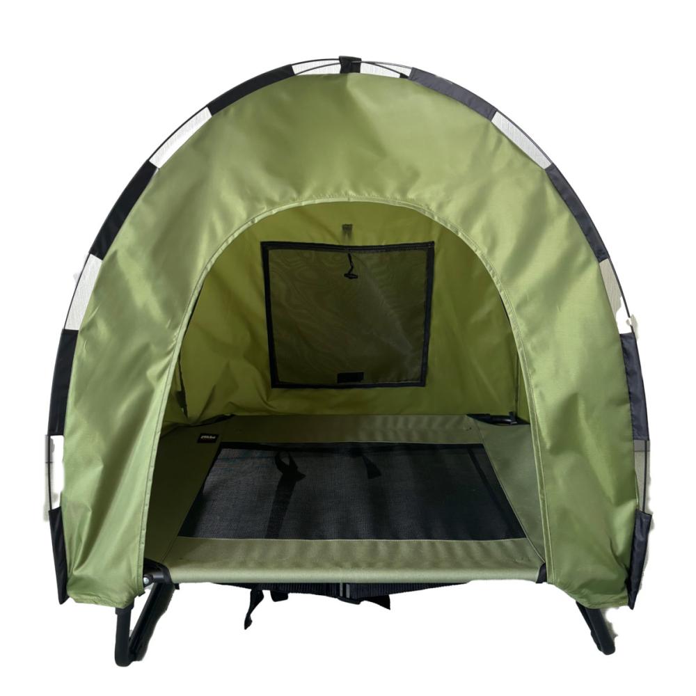 ペットアイ　ペット用シェード付きコット　Ｌ　カーキ