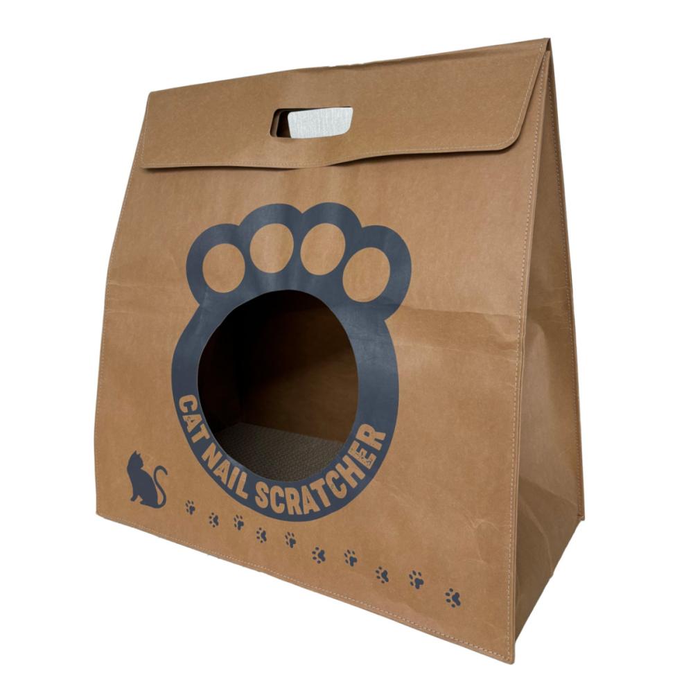 ペットアイ　紙袋風つめとぎ　肉球