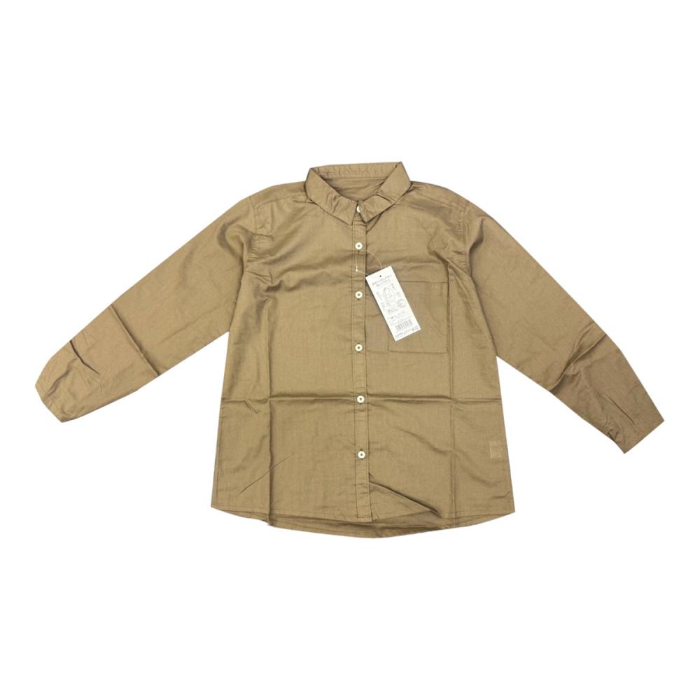 腕まくりのしやすい婦人ブラウス　ＭＬ　カーキ　５８０