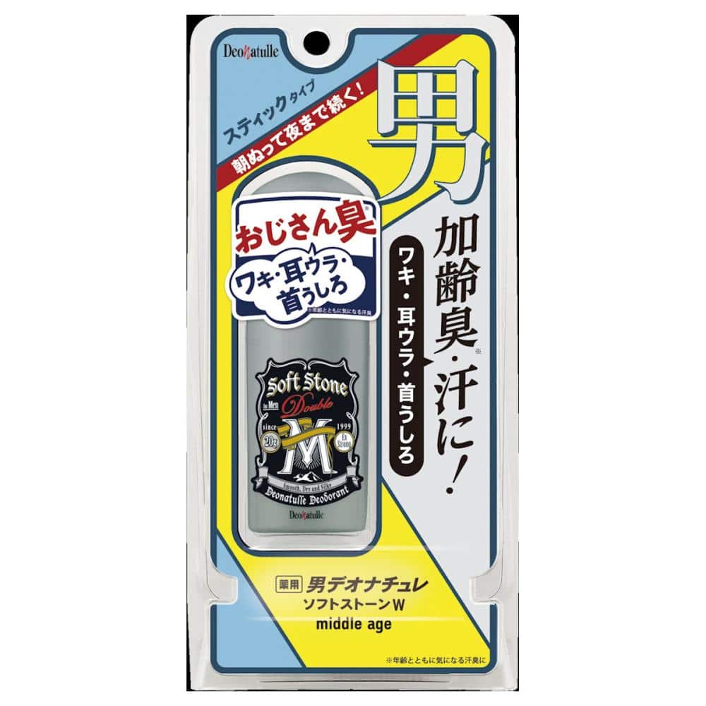 シービック　デオナチュレ　男ソフトストーンＷ　ミドルエイジ　２０ｇ