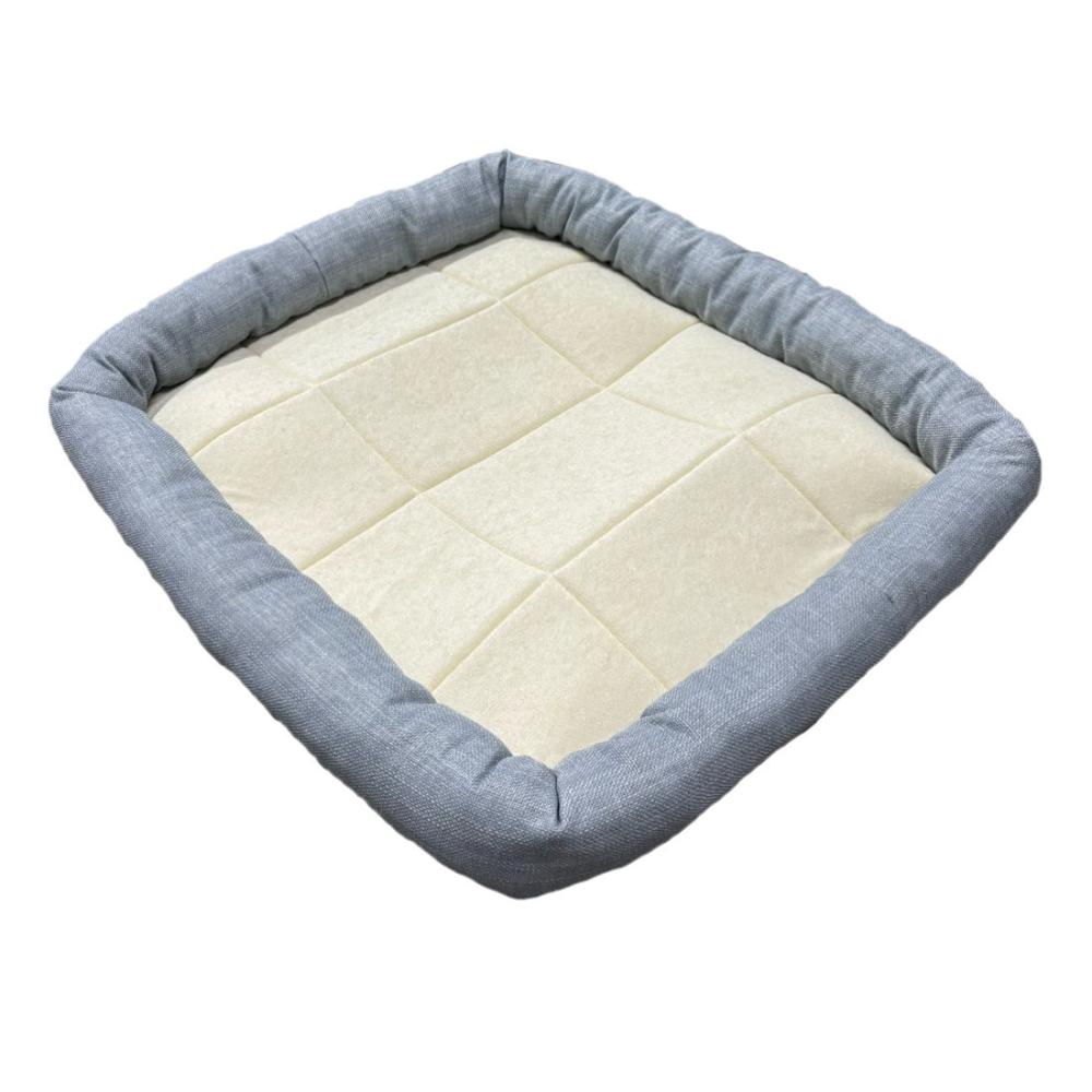 Ｐｅｔａｍｉ　ペット用あごのせマット　グレー／アイボリー