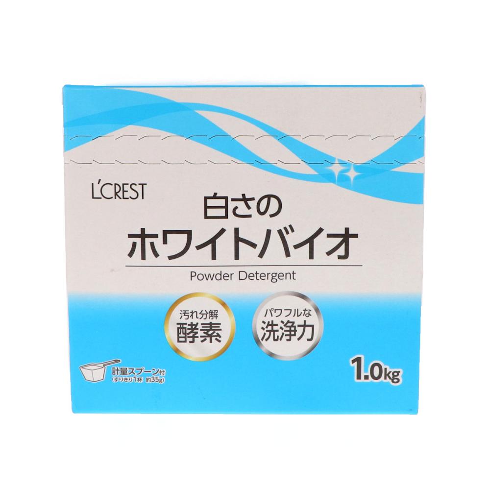 Ｌ’ＣＲＥＳＴ（ルクレスト）　白さのホワイトバイオ　スプーン付　本体　１ｋｇ