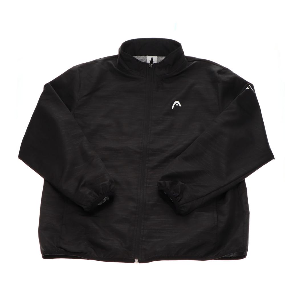 你的品牌名オリジナル　ＨＥＡＤ　裏メッシュエンボスジャケット　ブラック　Ｍ