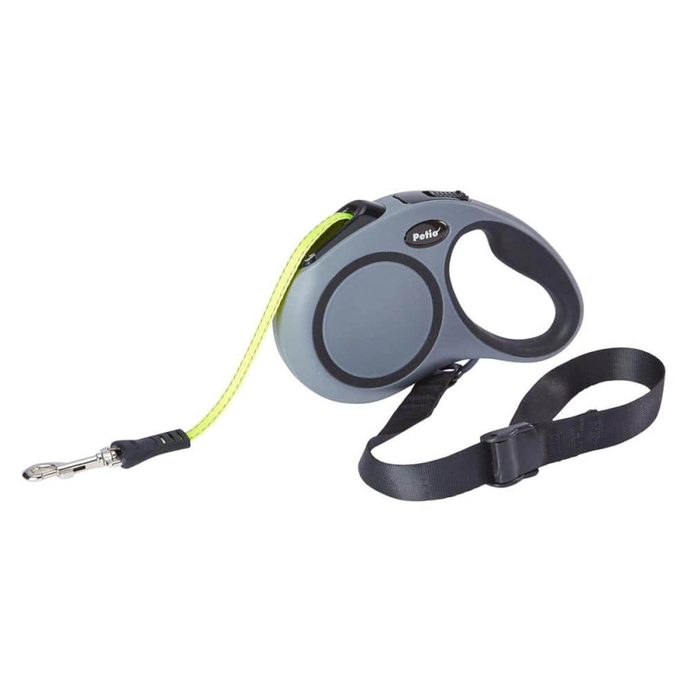 ペティオ　リールリードＥＸ　Ｌ　大型犬用　グレー