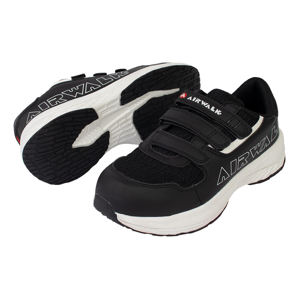 エアウォーク　安全靴　マジック　ローカット　２５．０ｃｍ　ブラック　Ｗ７６０