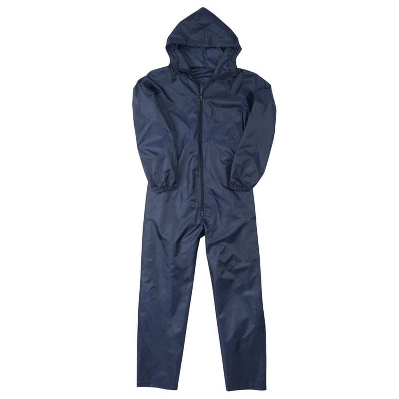 カジメイク　ポリエステルツナギ　ネイビー　ＬＬ　２２９５