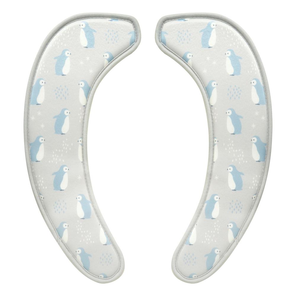 オカトー　ヒエココ　貼るだけ冷感便座シート　ペンギン　グレー