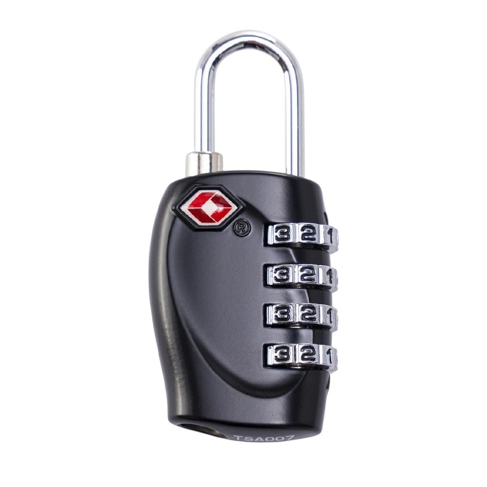 アジア・ラゲージ　南京錠　ダイヤルタイプ ＴＳＡ対応　ブラック