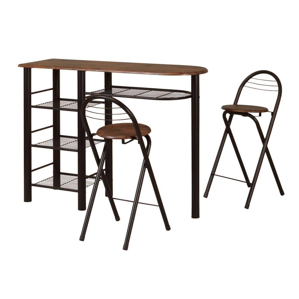 ハイテーブルセット　ブラック　ＣＴ－１２００（ＢＫ）