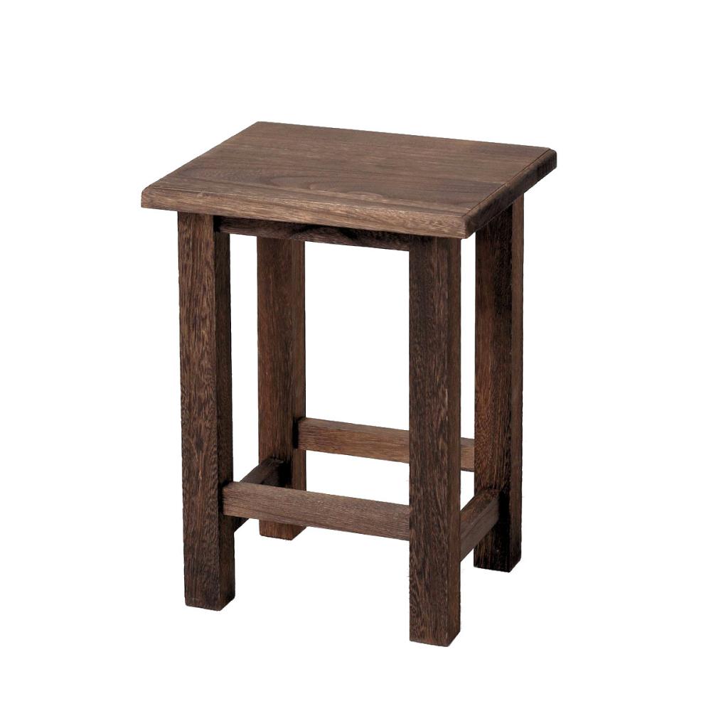 クロシオ　焼桐　角スツール