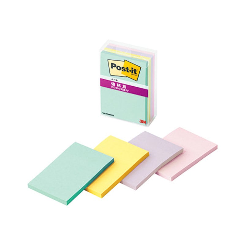 ポストイット強粘着ノートマルチカラー５　７５×５０