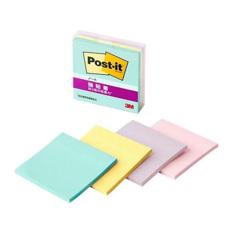 ポストイット強粘着ノートマルチカラー５　７５×７５