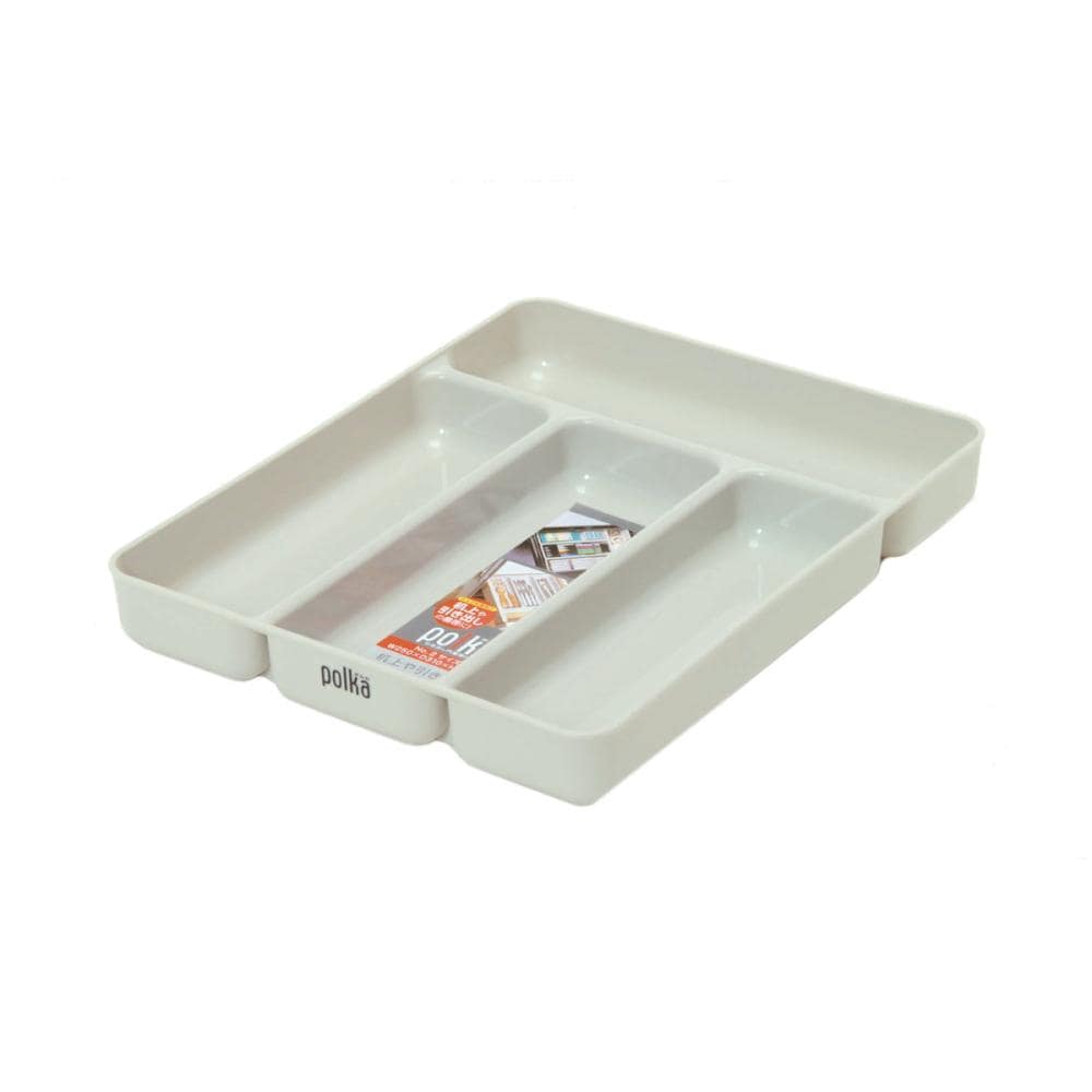 サンコープラスチック　引き出し内整理トレー　ポルカ　大　幅２５×高さ４．２×奥行３１ｃｍ
