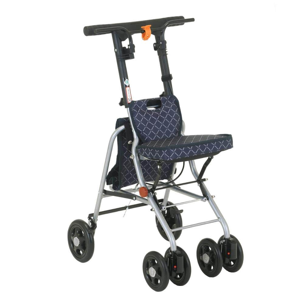 Ｌ’ＣＲＥＳＴ（ルクレスト）　シルバーカー　コンパクト　ネイビー