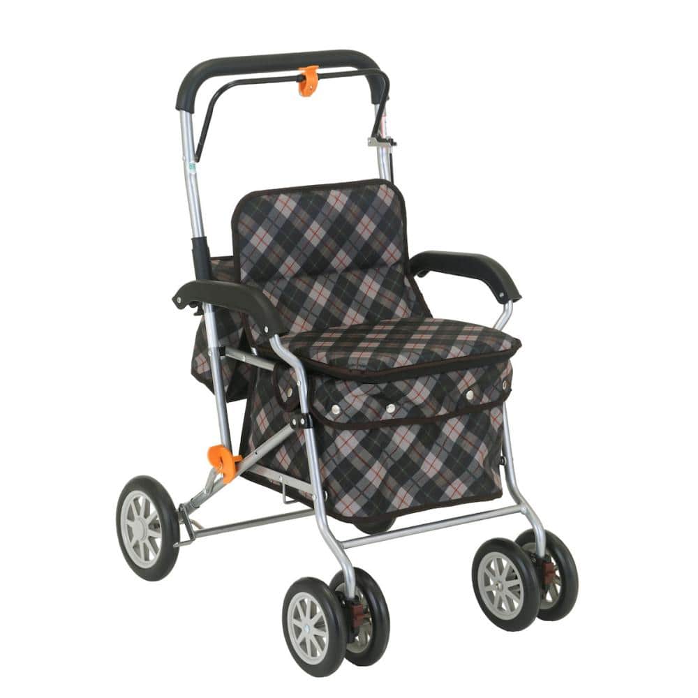 Ｌ’ＣＲＥＳＴ（ルクレスト）　シルバーカー　レギュラーボックス　ブラウン