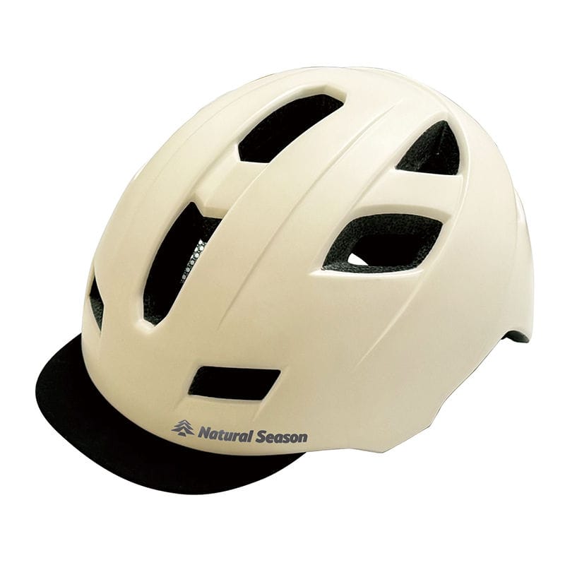 ナチュラルシーズン　カジュアルヘルメット　アイボリー