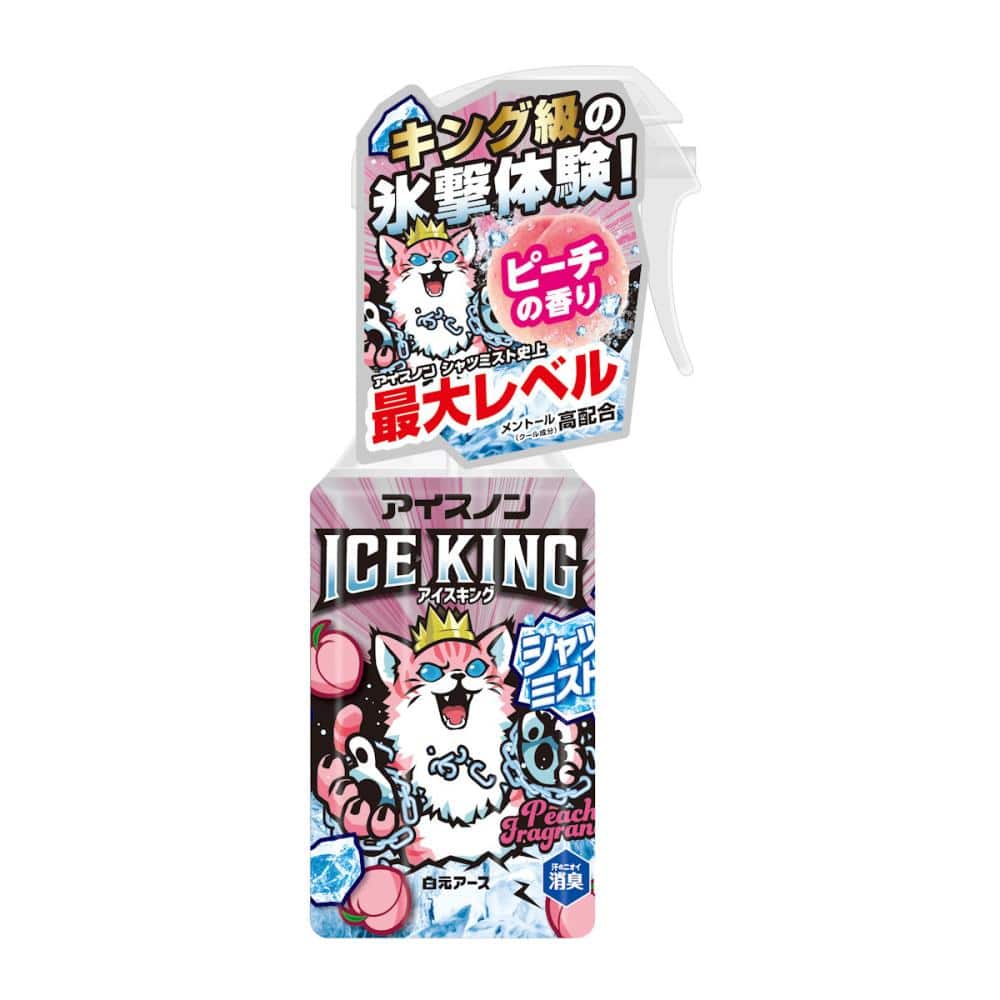 アイスノン　シャツミスト　ＩＣＥＫＩＮＧ　ピーチ
