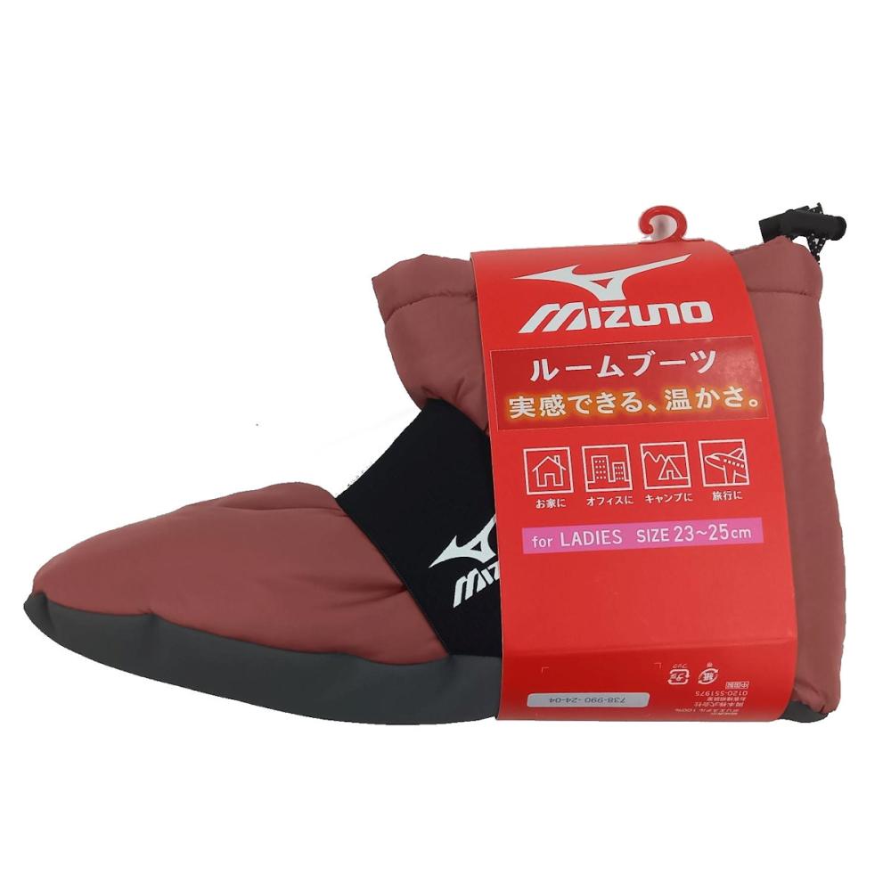 ミズノ　ルームブーツ　ピンク　２３～２５ｃｍ