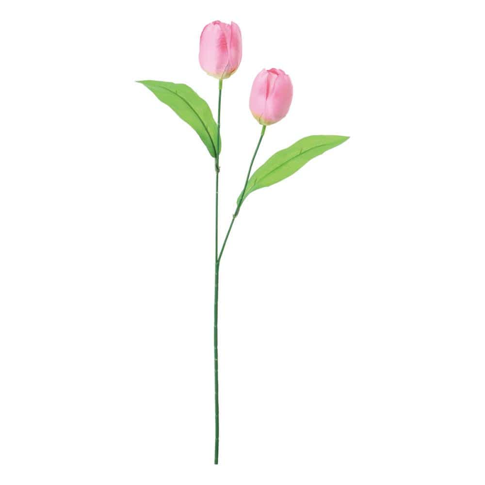 造花　チュ－リップスプレー　ピンク　ＦＳ－７９５７　Ｐ