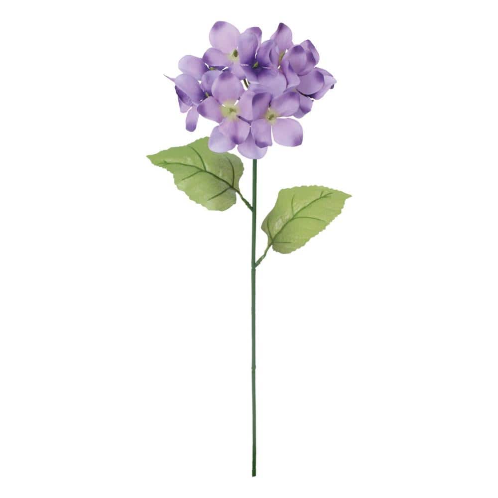 造花　シングルアジサイ　パープル　ＦＳ－８３８９　ＰＵ