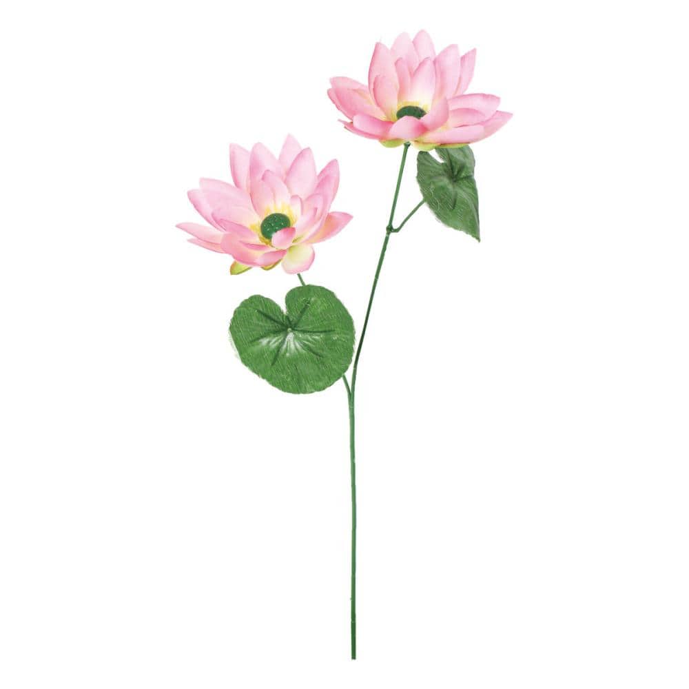 造花　蓮　ロータス　ピンク　ＦＦ－３１１８　Ｐ