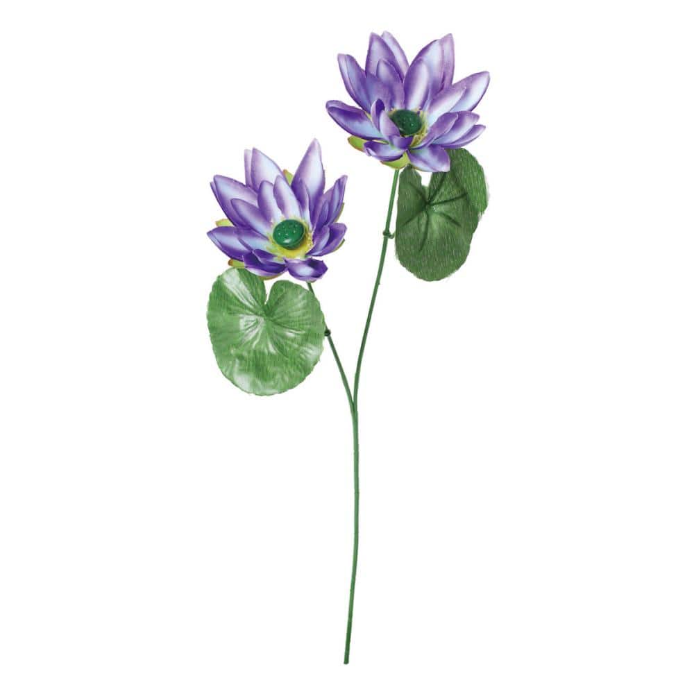 造花　蓮　ロータス　パープル　ＦＦ－３１１８　ＰＵ