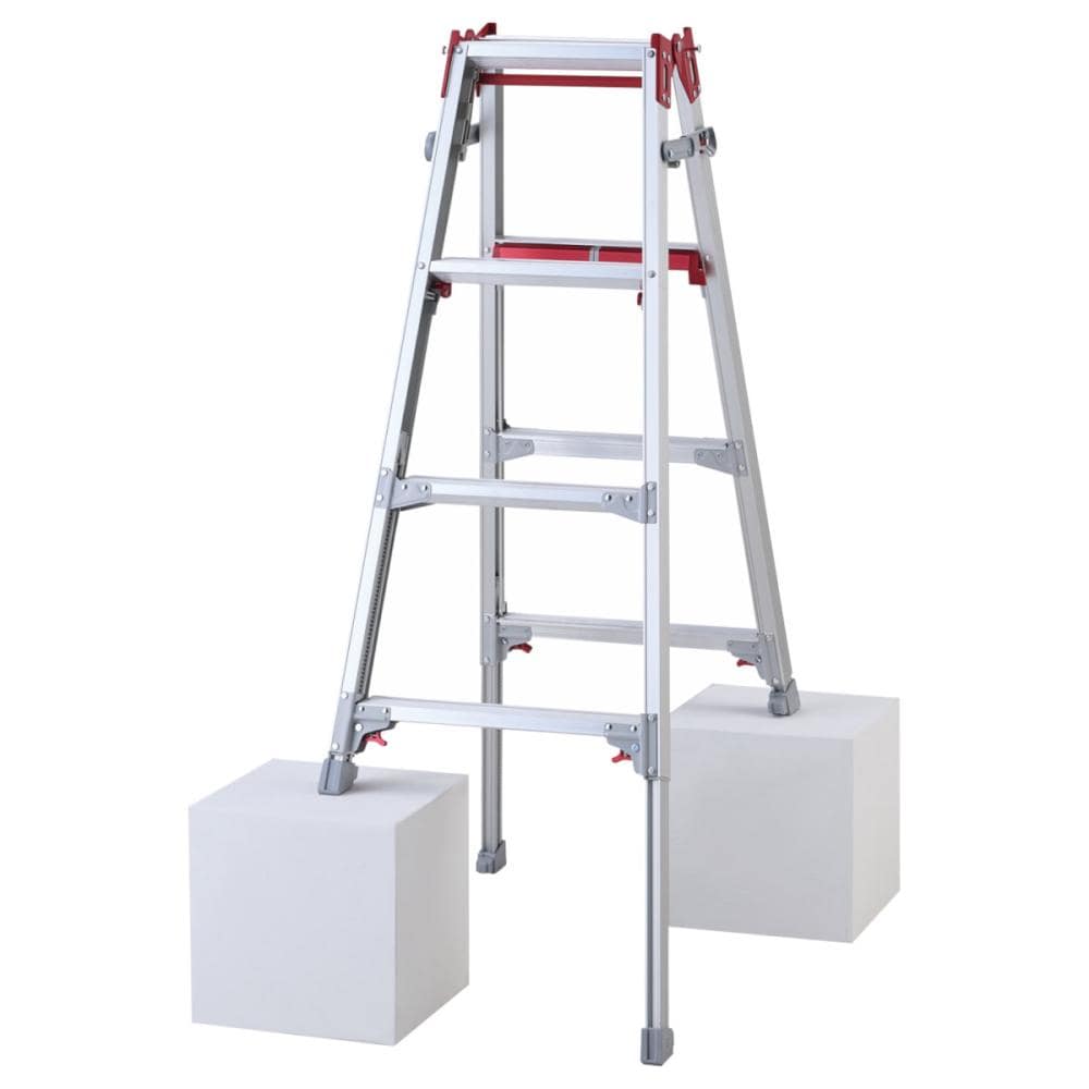 長谷川工業　上部操作型アルミ伸縮脚立　シャガマン　４尺　ＲＹＲ－１２ａ