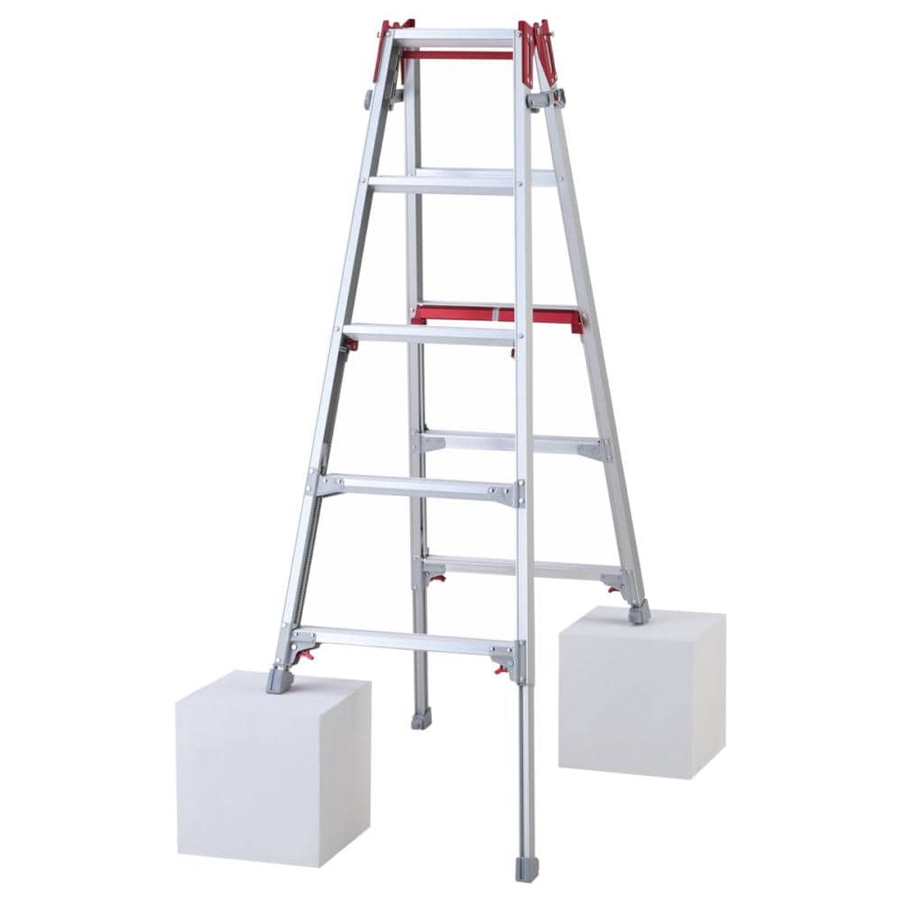 長谷川工業　上部操作型アルミ伸縮脚立　シャガマン　５尺　ＲＹＲ－１５ａ