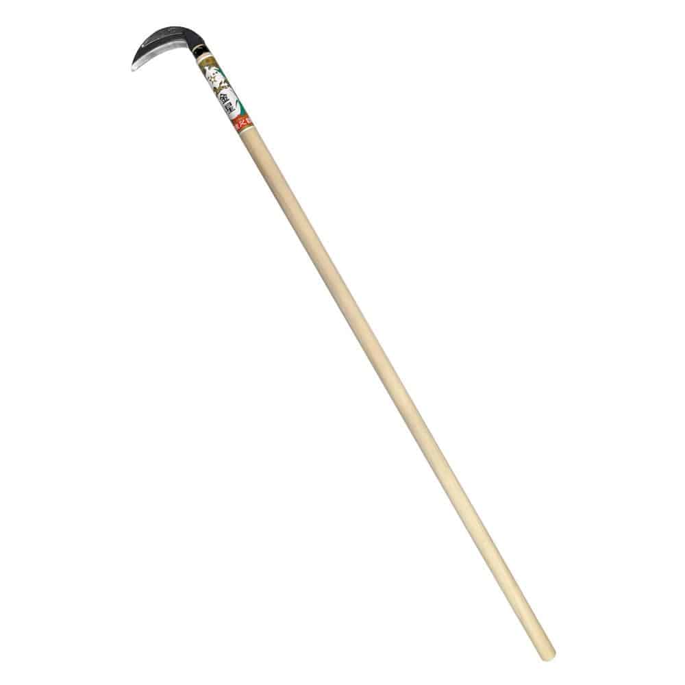 キンボシ　山菜鎌　鋼付　９００ｍｍ柄