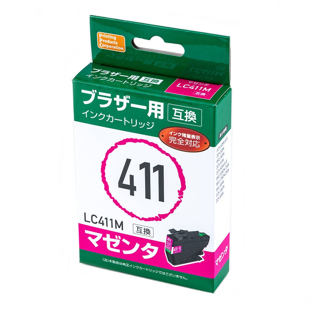 ブラザー　互換インクカートリッジ　４１１　マゼンダ