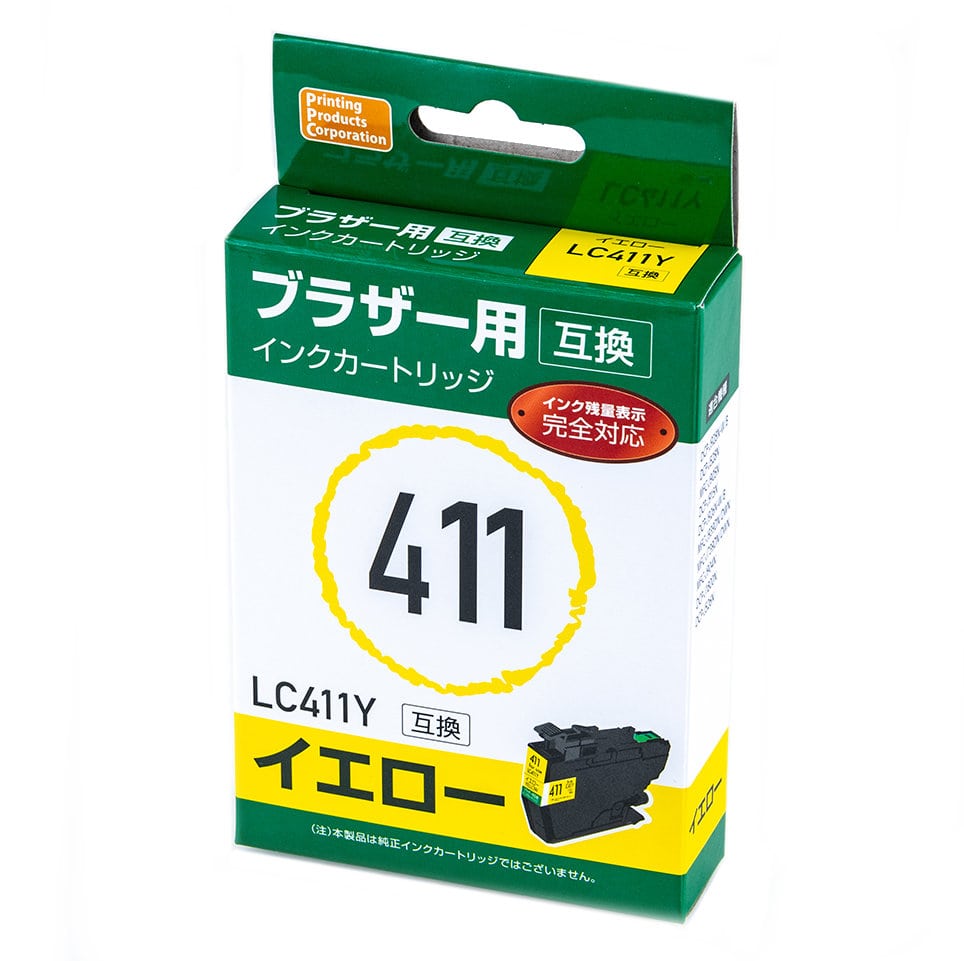 ブラザー　互換インクカートリッジ　４１１　イエロー