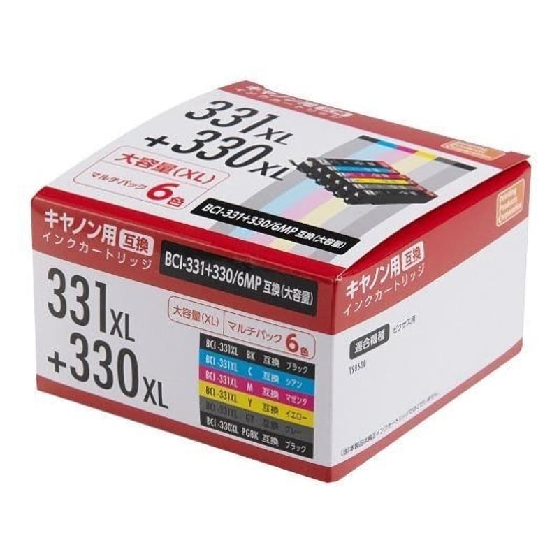 キャノン　互換インクカートリッジ　３３０＋３３１ＸＬ　６色パック