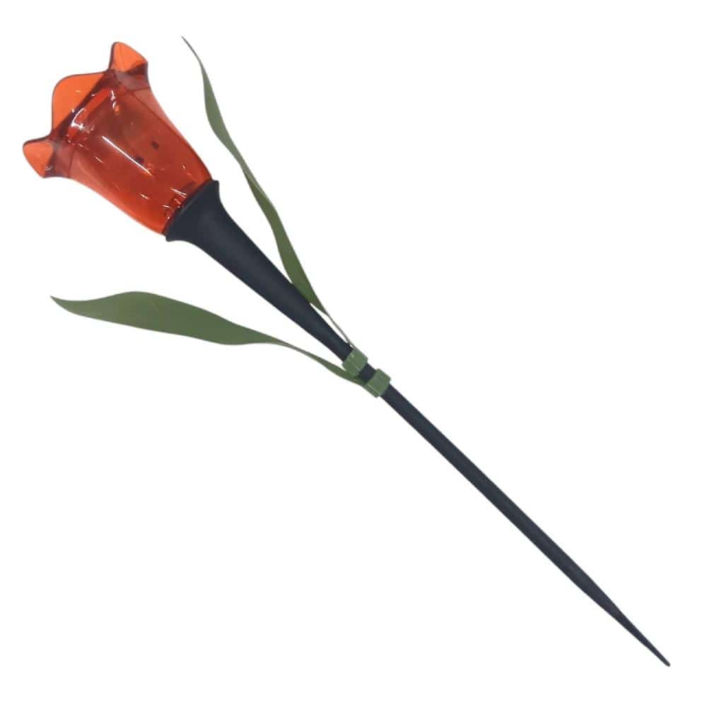 Ｂｒｅｅｚｙ　Ｇｒｅｅｎ　ＬＥＤミニフラワーソーラーライト　レッド