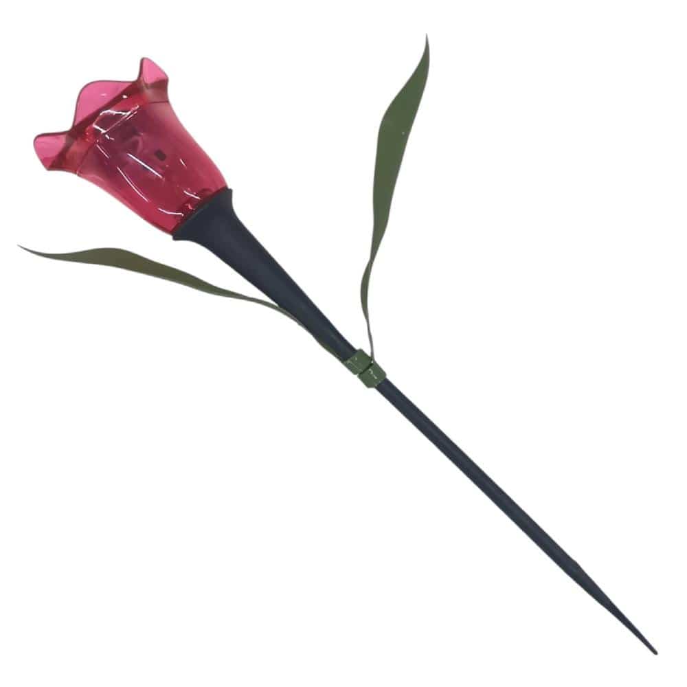 Ｂｒｅｅｚｙ　Ｇｒｅｅｎ　ＬＥＤミニフラワーソーラーライト　マゼンタ