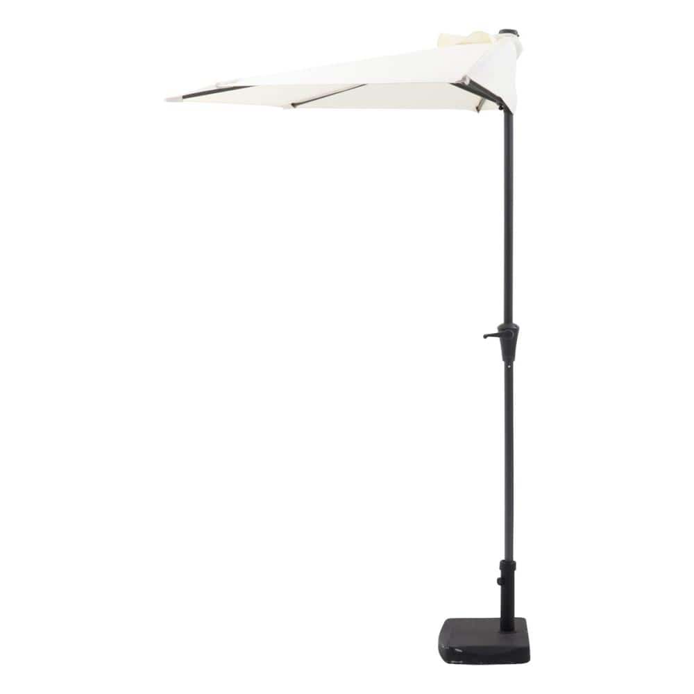 不二貿易　半円パラソル　アイボリー　ＣＤ３７８５４