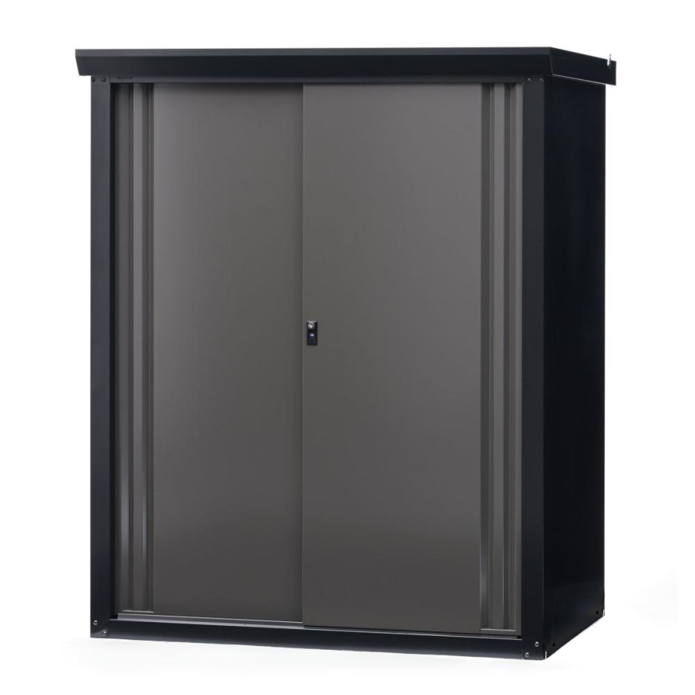 グリーンライフ　収納庫　ダシーレ　ブラック＆アッシュグレー　ＳＲＭ－１２１５（ＢＫ＆ＡＧＹ）