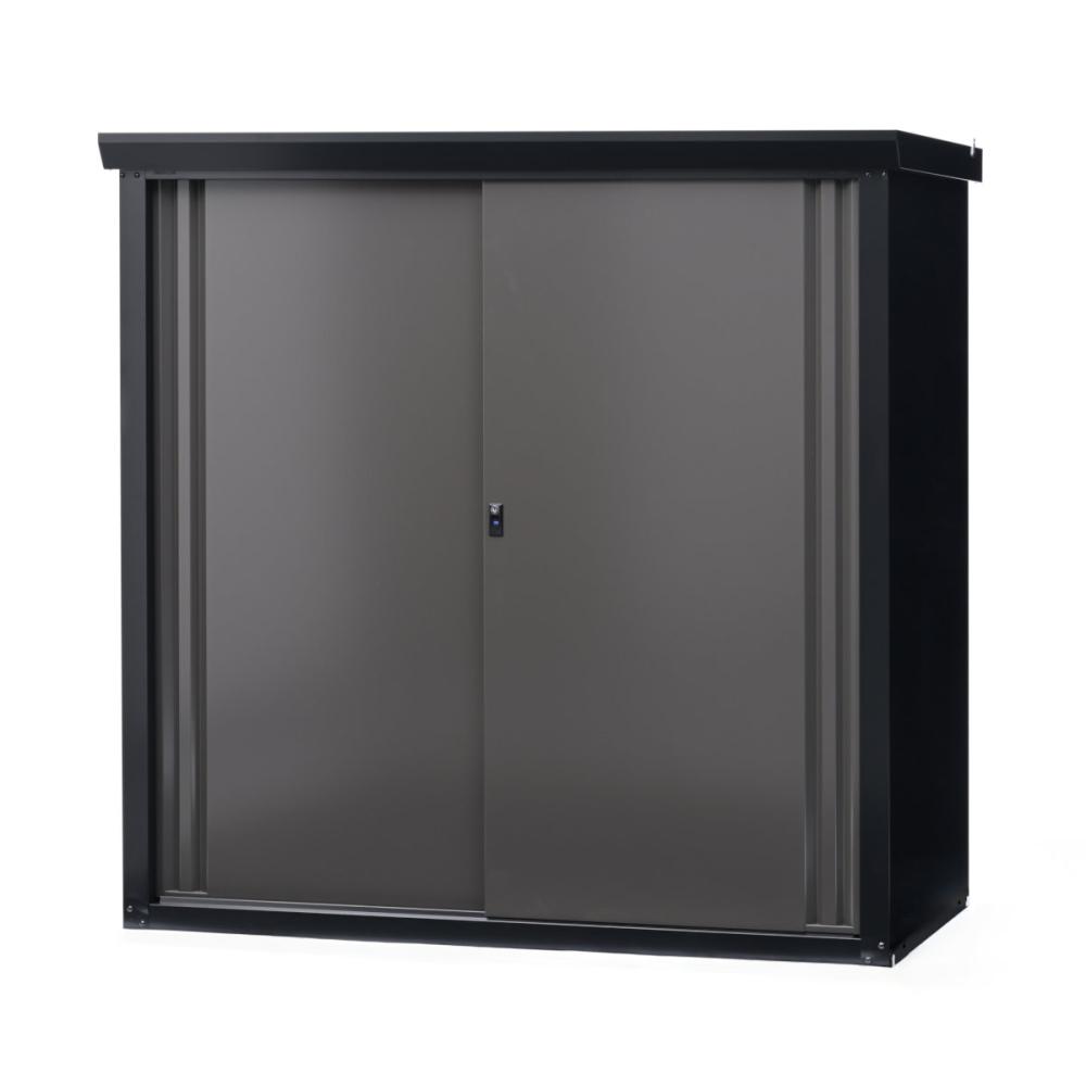 グリーンライフ　収納庫　ダシーレ　ブラック＆アッシュグレー　ＳＲＭ－１５１５（ＢＫ＆ＡＧＹ）