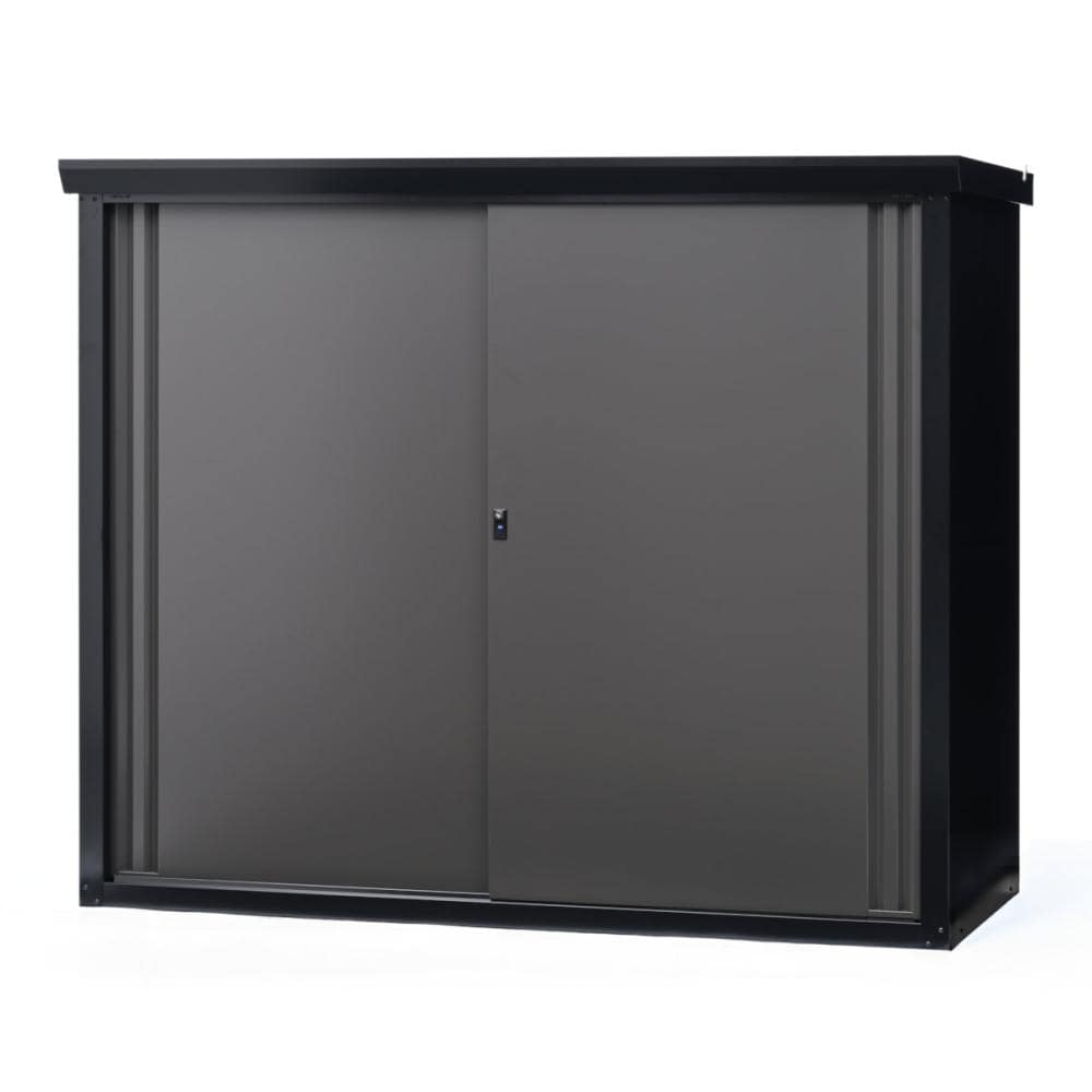 グリーンライフ　収納庫　ダシーレ　ブラック＆アッシュグレー　ＳＲＭ－１８１５（ＢＫ＆ＡＧＹ）