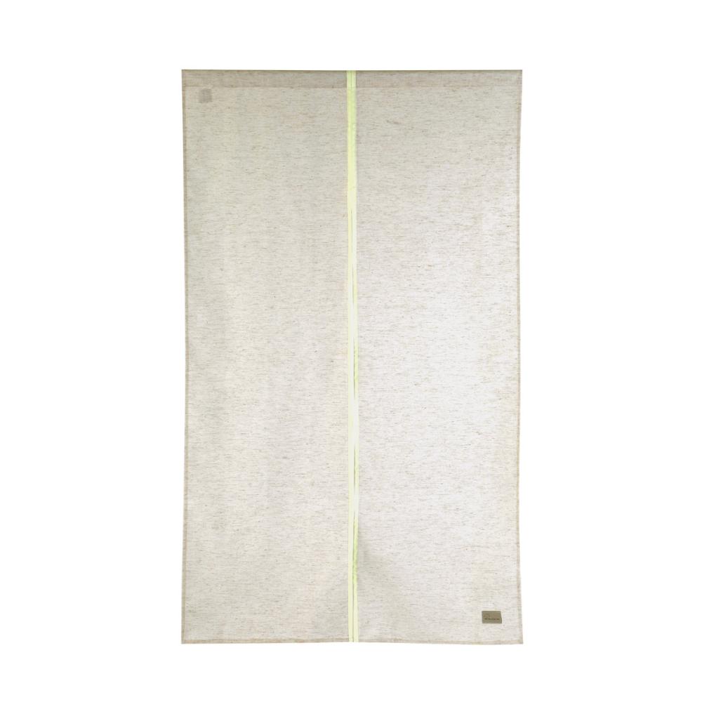 蓄光のれん　麻混　アイボリー　約８５×１５０ｃｍ