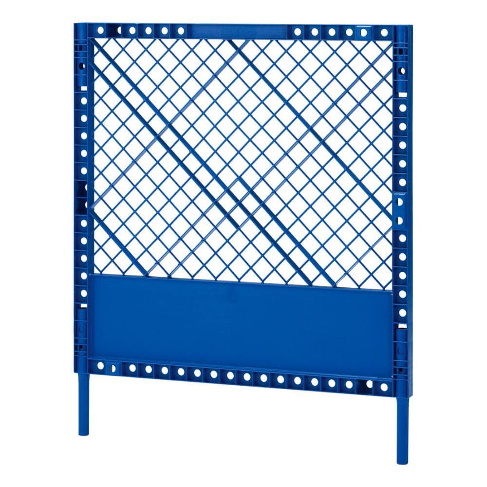 工事用プラスチックフェンス　ブルー　Ｓー１